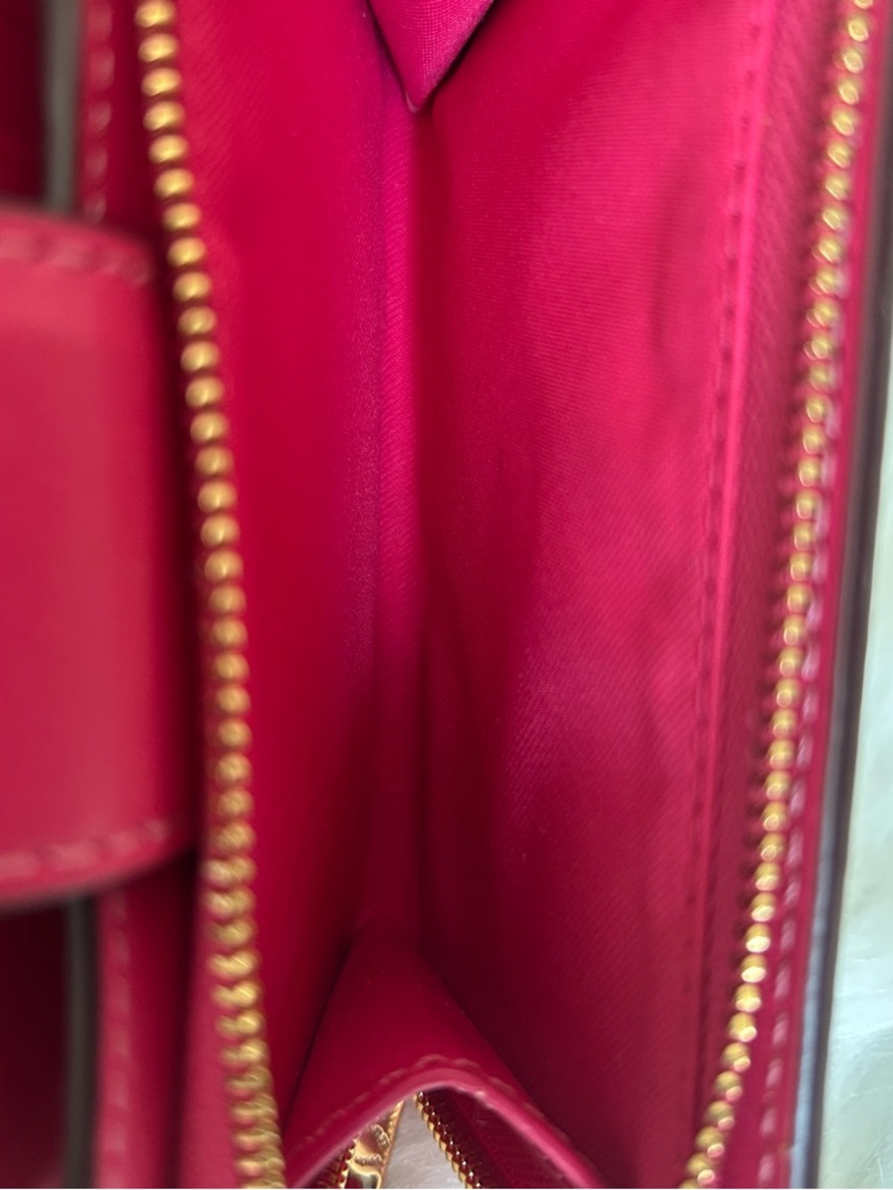 Coach Medium Corner Zip Wallet Signature Canvas Brown Pink C0082 - Picture 4 of 7